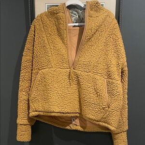 Prana Tan Sherpa hoodie
